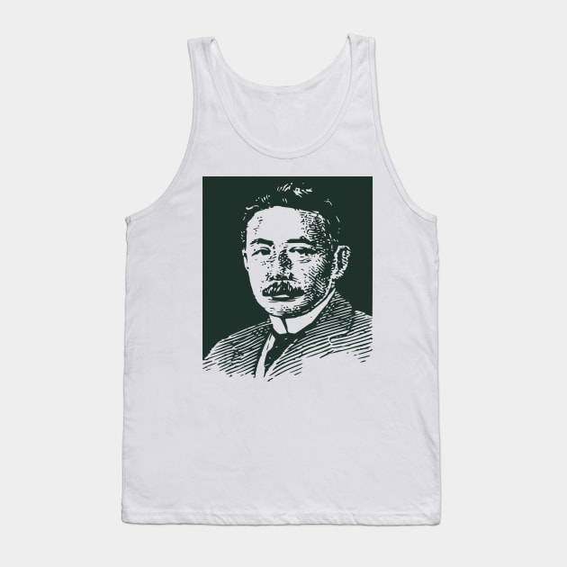 Natsume Soseki Tank Top by Soriagk